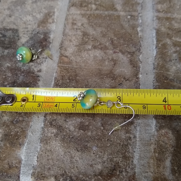 Ceramic Drop Earrings - Picture 4 of 4